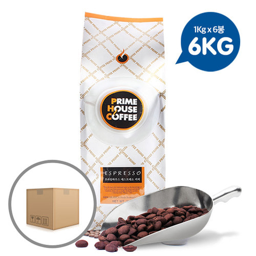 카페프라임프라임하우스 에스프레소 커피 6Kg (대용량)