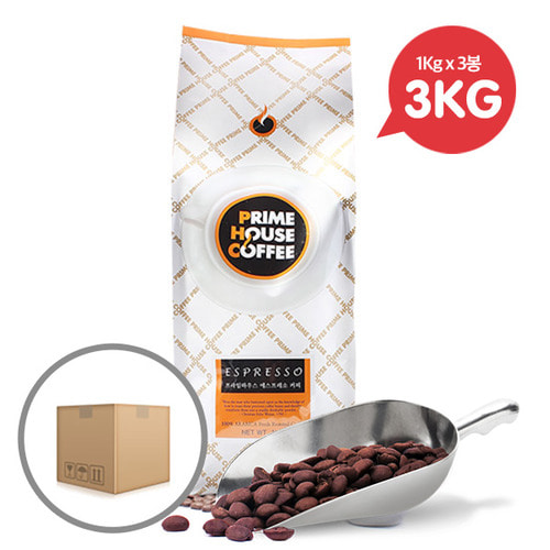 카페프라임프라임하우스 에스프레소 커피 3Kg (대용량)